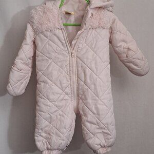 Light Pink Infant Snowsuit - Size 0-3 mos